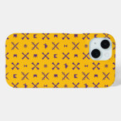 Coques Case-Mate iPhone Université de Caroline de l'Est | Pirates violet M (Verso (horizontal))