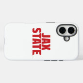 Coques Case-Mate iPhone Université d'État de Jacksonville JAX STATE Rouge (Verso (horizontal))