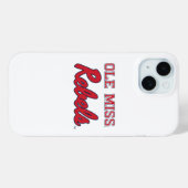 Coques Case-Mate iPhone Université du Mississippi | Ole Miss Rebels (Verso (horizontal))