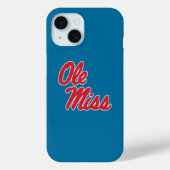 Coques Case-Mate iPhone Université du Mississippi | Ole Miss Script (Verso)