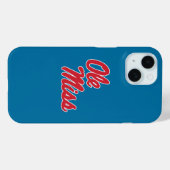 Coques Case-Mate iPhone Université du Mississippi | Ole Miss Script (Verso (horizontal))
