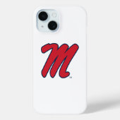 Coques Case-Mate iPhone Université du Mississippi | Script M (Verso)