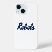 Coques Case-Mate iPhone Université du Mississippi | Script Rebels (Verso)