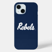 Coques Case-Mate iPhone Université du Mississippi | Script Rebels (Verso)