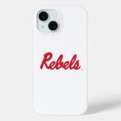 Coques Case-Mate iPhone Université du Mississippi | Script Rebels (Verso)