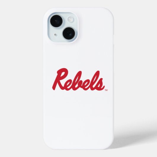Coques Case-Mate iPhone Université du Mississippi | Script Rebels (Verso)