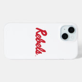 Coques Case-Mate iPhone Université du Mississippi | Script Rebels (Verso (horizontal))