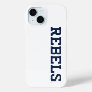Coque Pour iPhone 15 Université du Mississippi   Wordmark Rebels