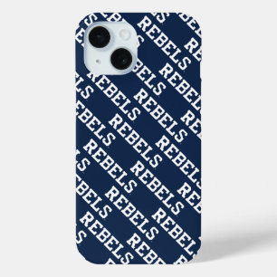 Coque Pour iPhone 15 Université du Mississippi   Wordmark Rebels