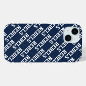 Coques Case-Mate iPhone Université du Mississippi | Wordmark Rebels (Verso (horizontal))