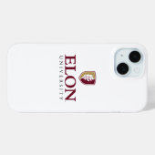 Coques Case-Mate iPhone Université Elon (Verso (horizontal))