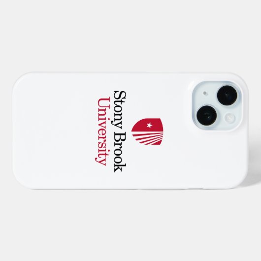 Coques Case-Mate iPhone Université Stony Brook | Mot-symbole (Verso (horizontal))