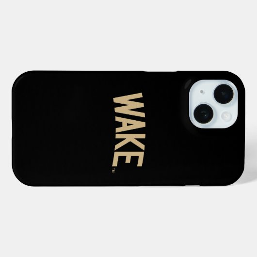 Coques Case-Mate iPhone Université Wake Forest | Arche de réveil (Verso (horizontal))
