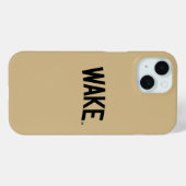 Coques Case-Mate iPhone Université Wake Forest | Arche de réveil (Verso (horizontal))