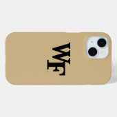 Coques Case-Mate iPhone Université Wake Forest | WF (Verso (horizontal))