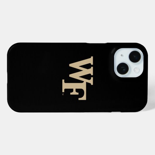 Coques Case-Mate iPhone Université Wake Forest | WF (Verso (horizontal))