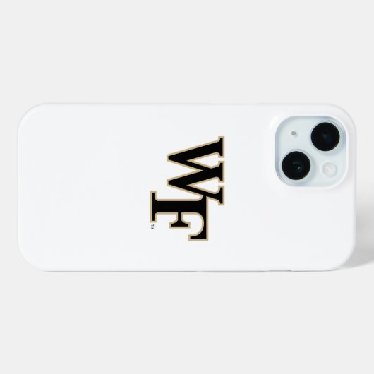 Coques Case-Mate iPhone Université Wake Forest | WF (Verso (horizontal))