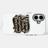 Coques Case-Mate iPhone Unknown Today, Unforgettable Tomorrow (Verso (horizontal))