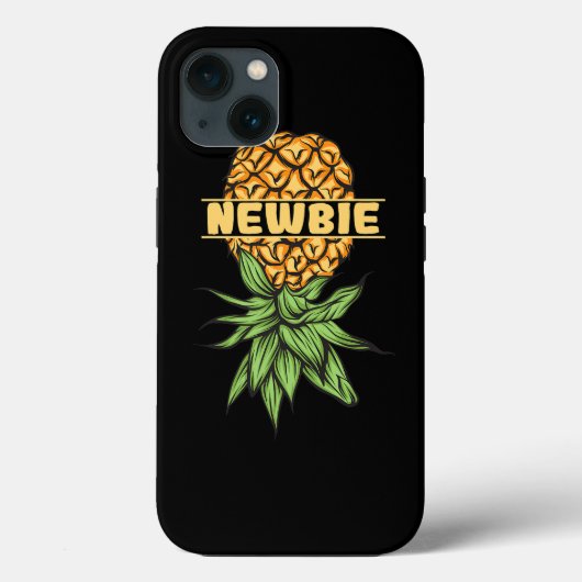 Coques Case-Mate iPhone Upside Down Ananas Swinger Newbie Débutant Hommes (Verso)
