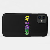 Coques Case-Mate iPhone Ur 2 Fermer Mardi Gras Couleurs (Dos (Horizontal))