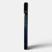 Coques Case-Mate iPhone Uranus bleu planète 3d espace univers illustration (Verso / Gauche)