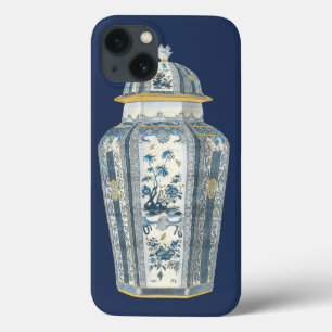 Etui iPhone Case-Mate Urne asiatique décorative dans bleu et blanc