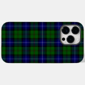 Coques Case-Mate iPhone Urquhart tartan bleu vert plaid (Verso (horizontal))