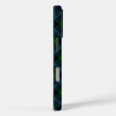 Coques Case-Mate iPhone Urquhart tartan bleu vert plaid (Verso / Droite)