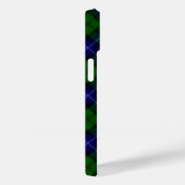 Coques Case-Mate iPhone Urquhart tartan bleu vert plaid (Verso / Droite)