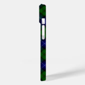 Coques Case-Mate iPhone Urquhart tartan bleu vert plaid (Verso / Gauche)