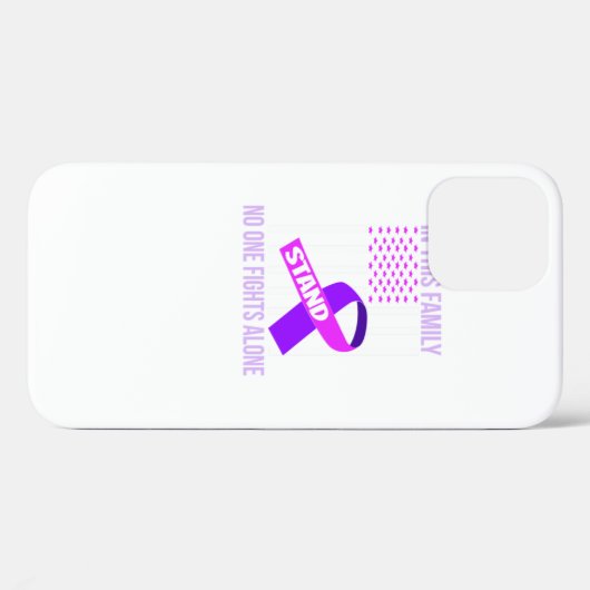 Coques Case-Mate iPhone Us Flag Itp Purple Ribbon Immune Thrombocytopénie (Verso (horizontal))