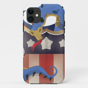 Coques Pour iPhone USA Dragon Vintage Shield