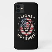 COQUES Case-Mate iPhone USA FLAG, LIONS NON SHEEP (Dos)
