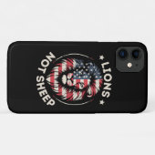 COQUES Case-Mate iPhone USA FLAG, LIONS NON SHEEP (Dos (Horizontal))