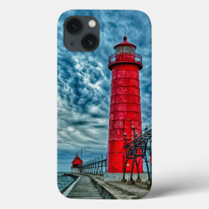 iPhone 13 Coque USA, Grand Haven, Michigan, lighthouse