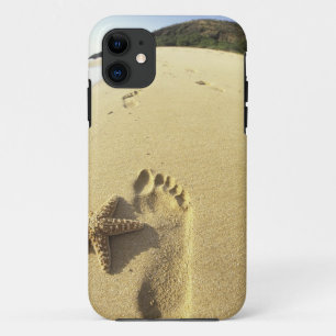 Coque Case-Mate Pour iPhone USA, Hawaii, Maui, Makena Beach, Footprint et
