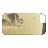 Coques Case-Mate iPhone USA, Hawaii, Maui, Makena Beach, Footprint et (Dos (Horizontal))