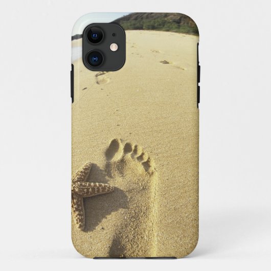 Coques Case-Mate iPhone USA, Hawaii, Maui, Makena Beach, Footprint et (Dos)
