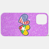 Coques Case-Mate iPhone USA Myanmar Love Hearts (Verso / Droite)