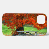 Coques Case-Mate iPhone USA, New York, West Park. Banc de l'érable (Verso (horizontal))