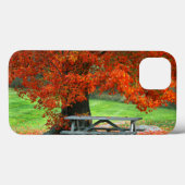 Coques Case-Mate iPhone USA, New York, West Park. Banc de l'érable (Verso (horizontal))