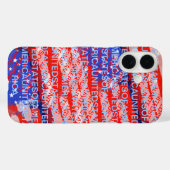 Coques Case-Mate iPhone USA patriotic country flag (Verso (horizontal))