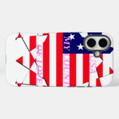Coques Case-Mate iPhone USA Star Spangled Love My Country of Love (Verso (horizontal))