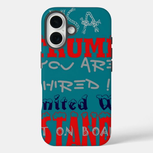 Coques Case-Mate iPhone USA Trump Vous Êtes Embauché ! Impression d'art de (Verso)