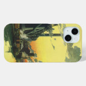 Coques Case-Mate iPhone Usine ancienne sur un quai (Verso (horizontal))