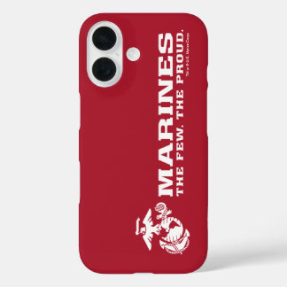 Coques iPhone 16 USMC Les rares Logo Fiers - Blanc