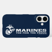 Coques Case-Mate iPhone USMC Les rares Logo Fiers - Blanc (Verso (horizontal))