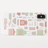 Coques Case-Mate iPhone Ustensiles de cuisine tendance motif (Dos (Horizontal))