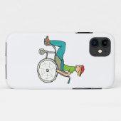 Coques Case-Mate iPhone Utilisateur Fauteuil Roulant Amusant (Dos (Horizontal))