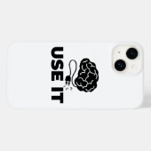 Coques Case-Mate iPhone Utilisez-le - Conception de cerveau (Verso (horizontal))